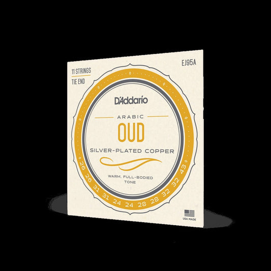 Oud, 11-String, Arabic, Silver-Plated Copper
