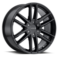 Raceline Wheels Impulse Gloss Black 20x8.5 | 5x114.3/5x127 (158B-28596+35)