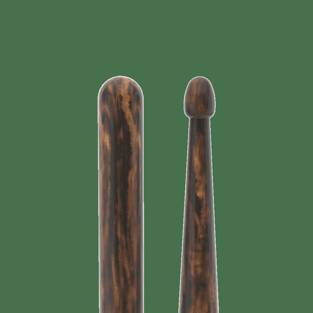 Claus Hessler ActiveGrip Clear, FireGrain Hickory Drumstick, Wood Tip