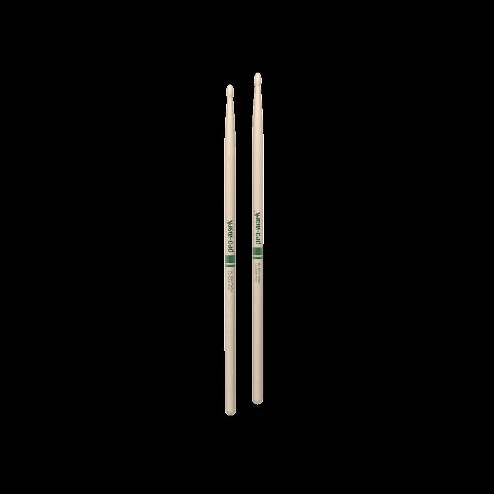 Classic Forward 7A Raw Hickory Drumstick, Oval Wood Tip