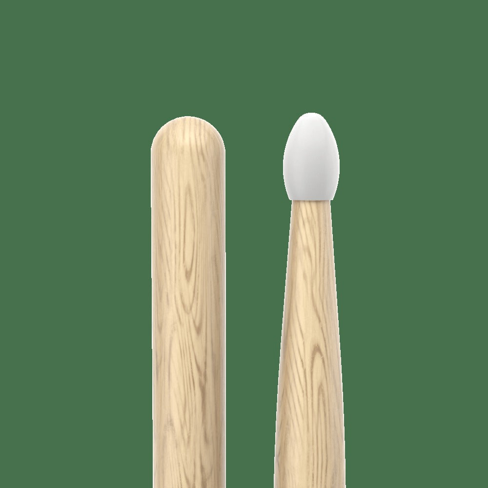 Classic Attack 5B Shira Kashi Oak Drumstick, Oval Nylon Tip