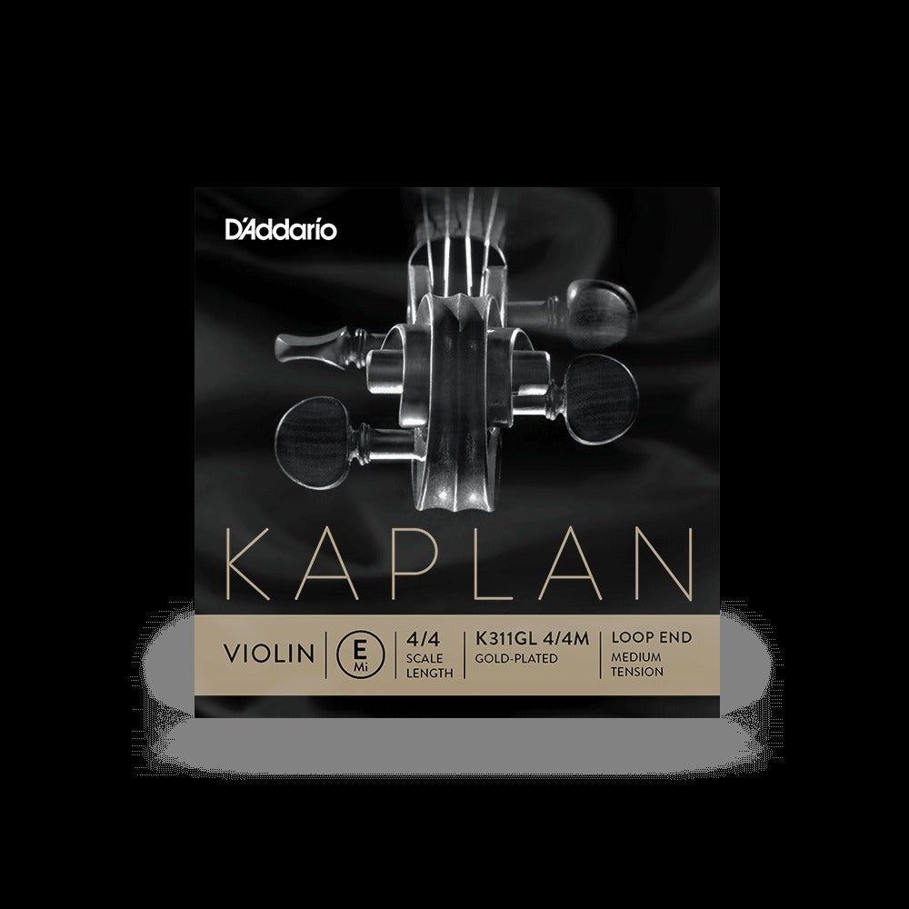 Kaplan Gold-Plated Violin E Strings, 4/4 Scale