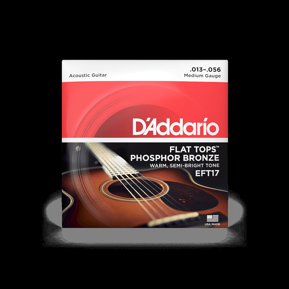 13-56 Medium, Flat Tops Phosphor Bronze Acoustic Guitar Strings