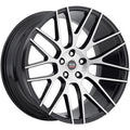 Spec-1 Wheels SPL-201 Gloss Black w/ Machined Spoke Faces 20x10.5 | 5x114.3 (SPL201201051642GBB)