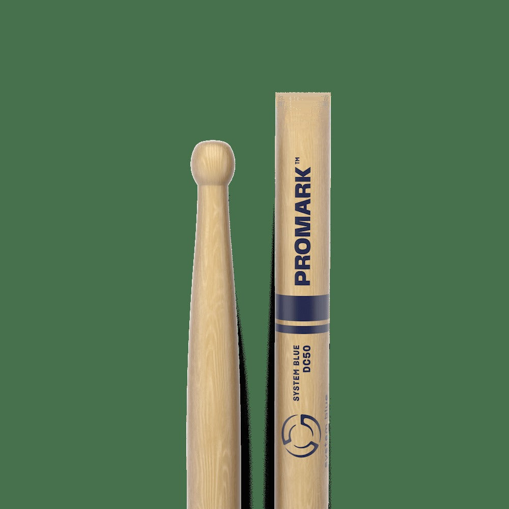 System Blue DC50 Hickory Drumstick, Wood Tip