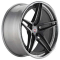 HRE Performance Wheels S107 Satin Charcoal Center w/ Polished Clear Outer & Gloss Silver Inner 20x9 | 5x120 (S107-20951203503C)