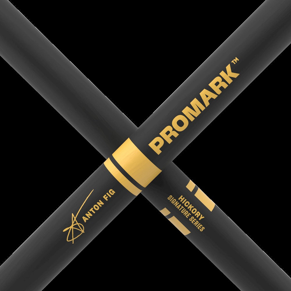 Anton Fig ActiveGrip Hickory Drumstick, Wood Tip