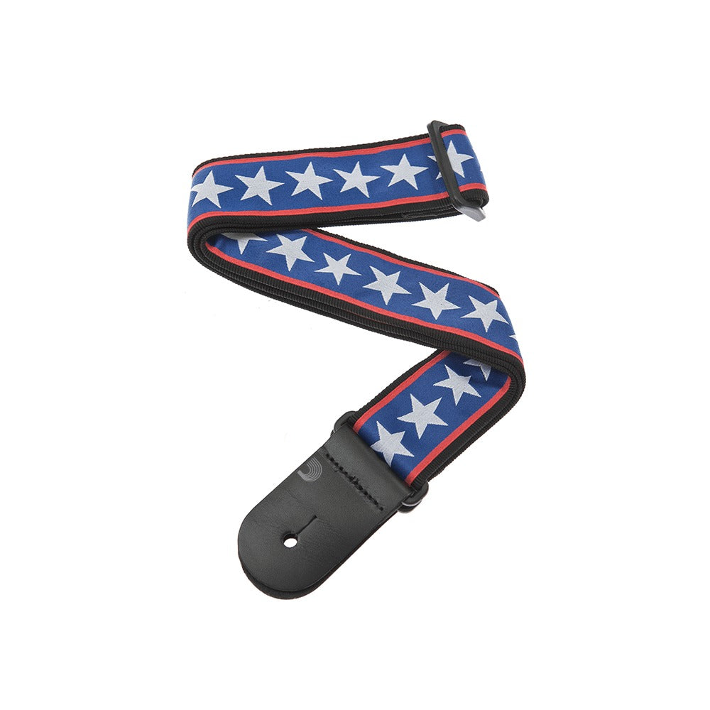 Woven Guitar Strap, Stars & Stripes