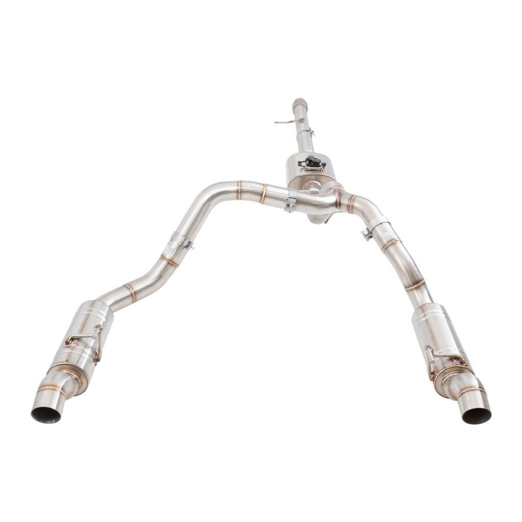 XForce Varex Valved Cat-Back Exhaust System | 2022+ Silverado 1500 Gen 4 ZR2 6.2L (ESCS23VKCS)