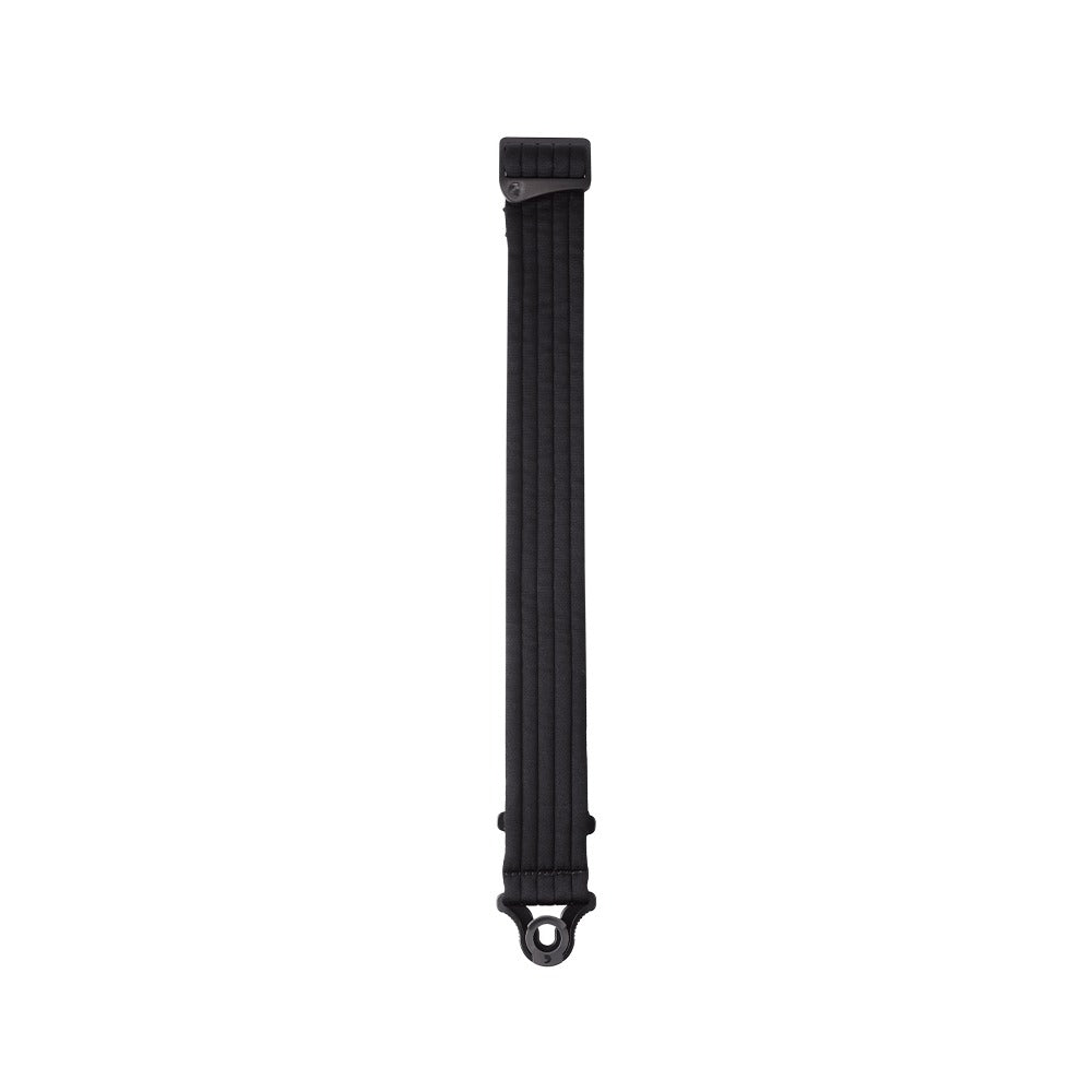 Auto Lock Locking Guitar Strap, Black Padded Stripes