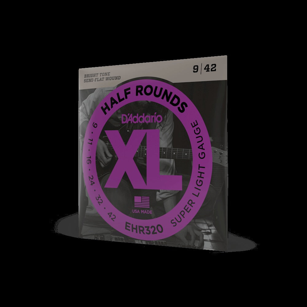09-42 Super Light, XL Half Rounds Electric Guitar Strings