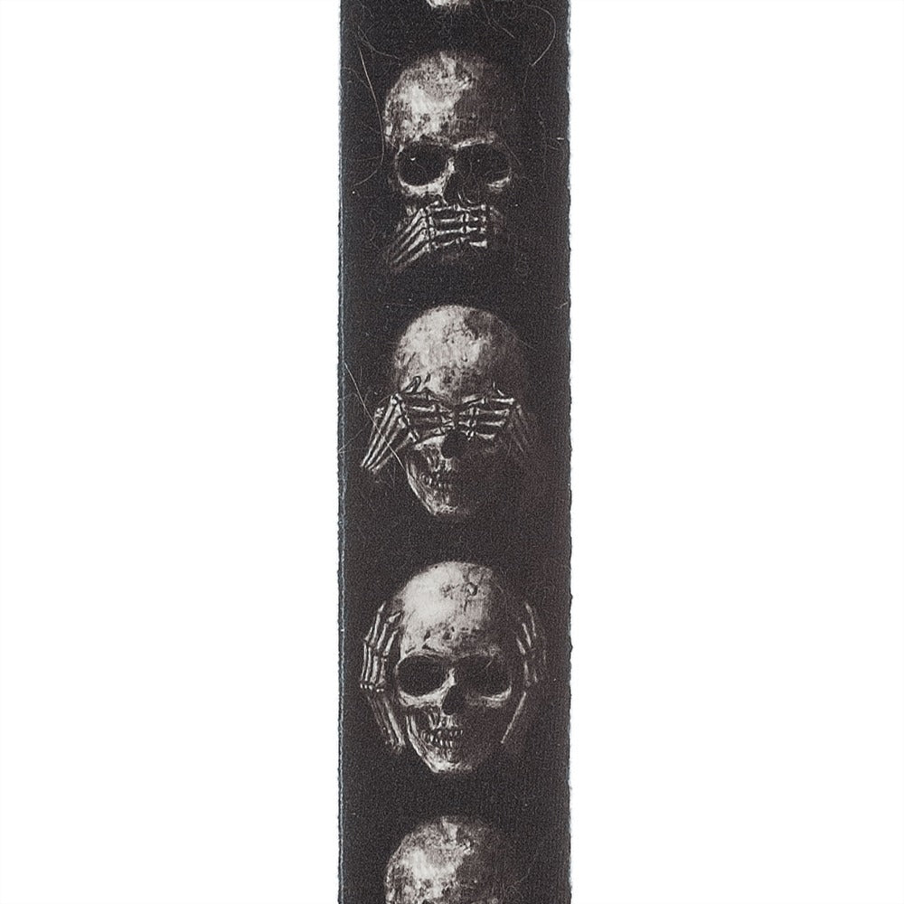 Alchemy Guitar Strap, Muted Skulls