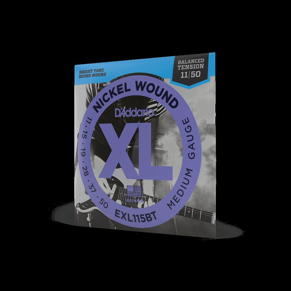 11-50 Medium Balanced Tension, XL Nickel Electric Guitar Strings