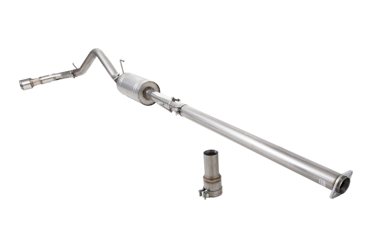 XForce WORKHORSE 3′′ Single Exit Cat-Back Exhaust 409 Stainless | 2015-2019 Ford F150 V8 & Ecoboost 2.7/3.5 (E4F15015CS)