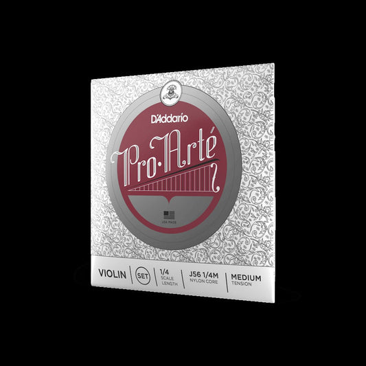 Pro-Arté Violin String Set, 1/4 Scale, Medium Tension
