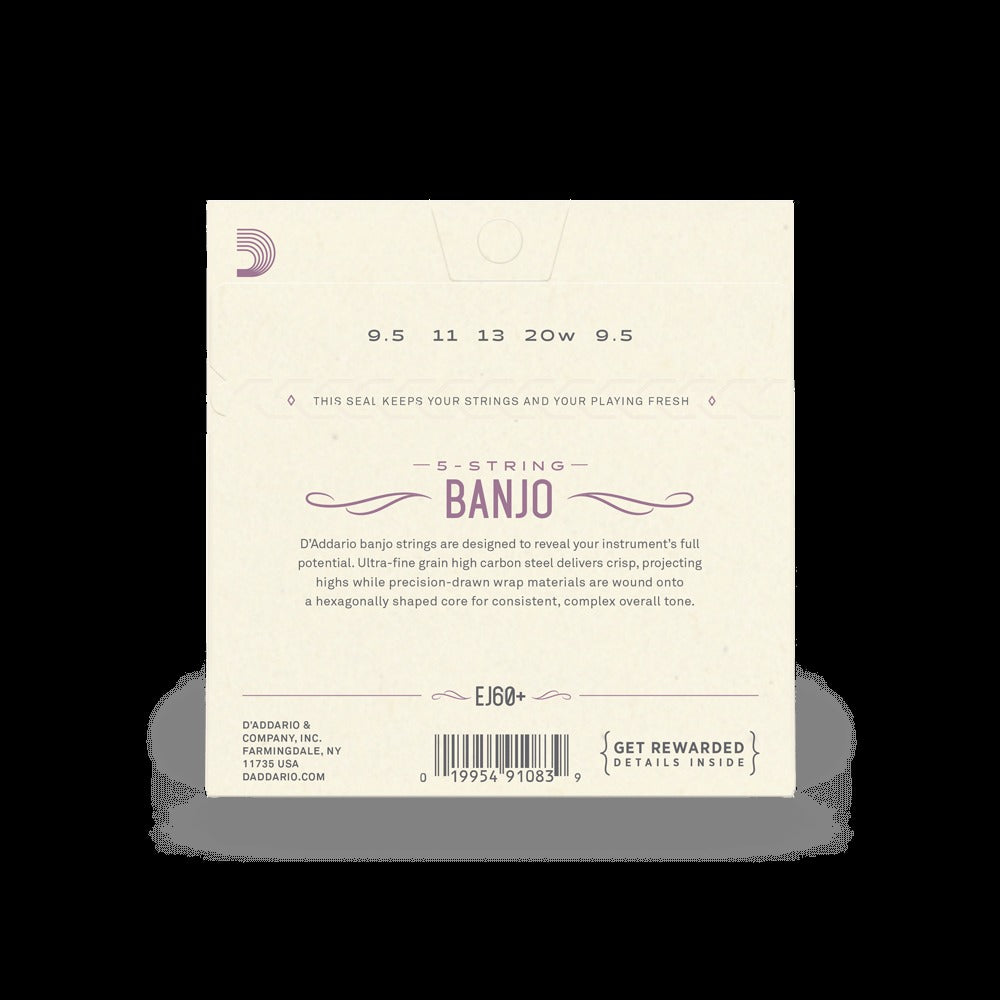 9.5-20 Light Plus, 5-String, Nickel