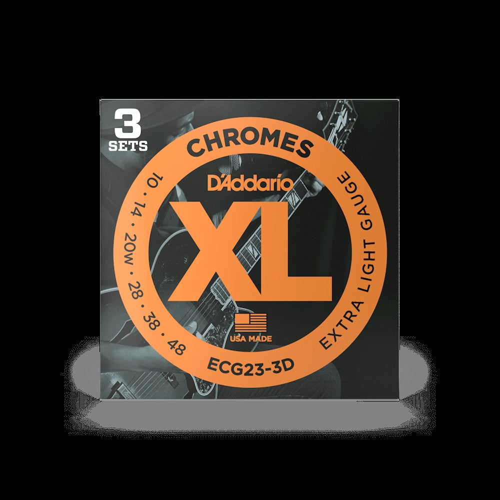 10-48 Extra Light, XL Chromes Electric Guitar Strings