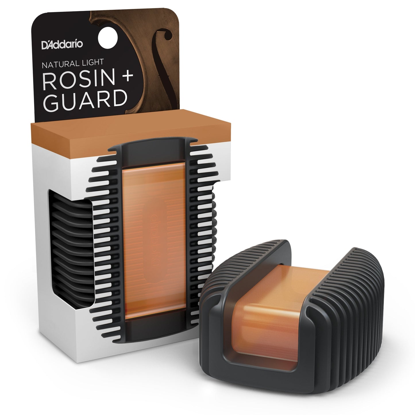 Rosin Guard with Natural Light Bow Rosin