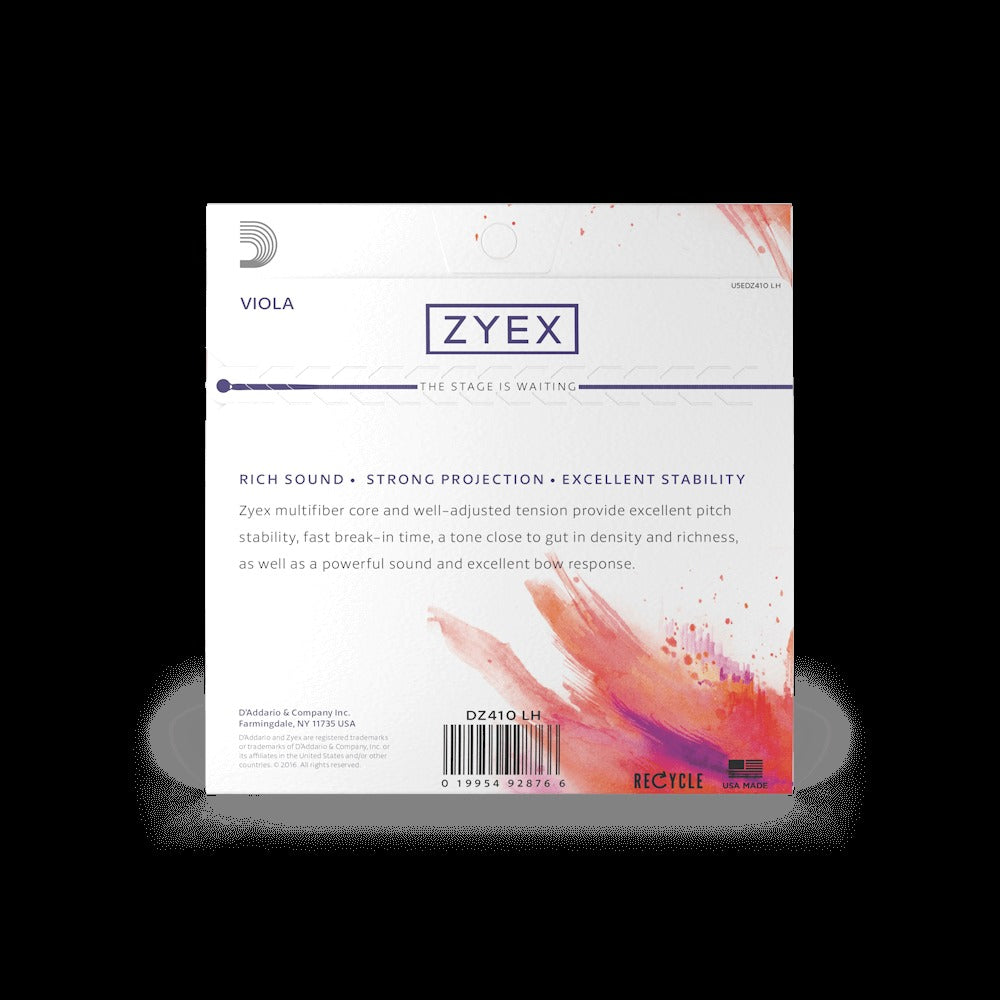 Zyex Viola String Set, Long Scale, Heavy Tension