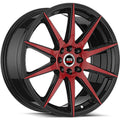Spec-1 Wheels SP-51 Gloss Black w/ Red Spoke Faces 20x8.5 | 5x112/5x114.3 (SP-5120853638GBR)
