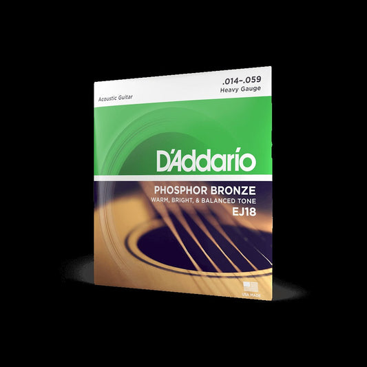 14-59 Heavy, Phosphor Bronze Acoustic Guitar Strings