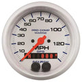 Autometer 3-3/8" 0-140 MPH Speedometer Gauge Marine White | Universal (200638)