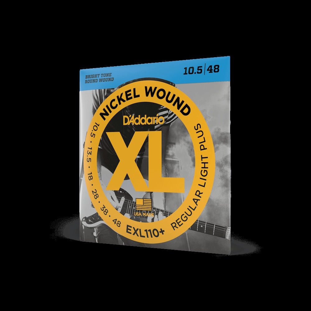 10.5-48 Regular Light Plus, XL Nickel Electric Guitar Strings