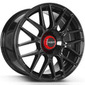 Versus Racing VS22 Black w/Red Center 17x8 | 5x112/5x120 (VS221785112/120+35BLACK/RED)