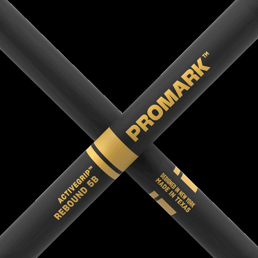 Rebound 5B ActiveGrip Hickory Drumstick, Acorn Wood Tip