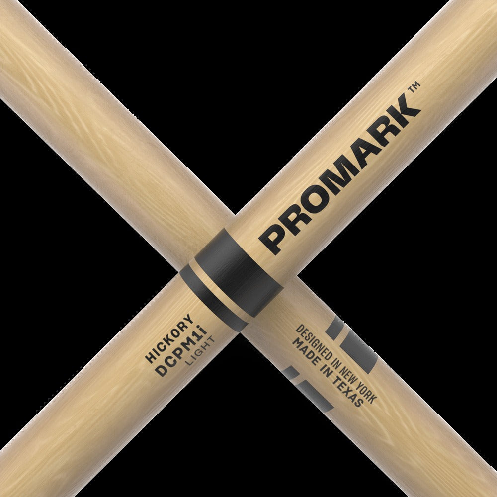 DCPM1i Light Hickory Marching Drumstick, Wood Tip