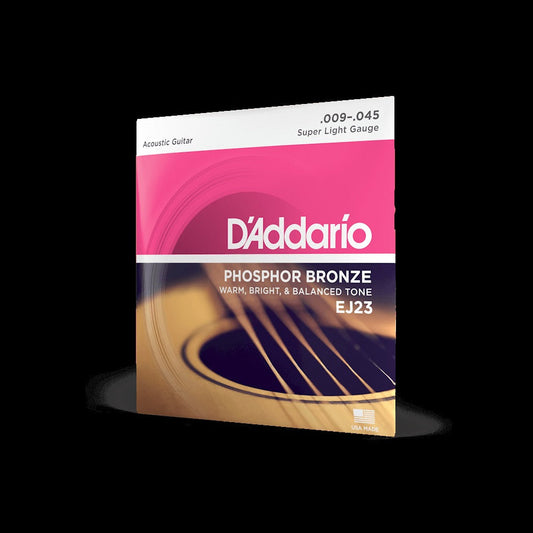 09-45 Super Light, Phosphor Bronze Acoustic Guitar Strings