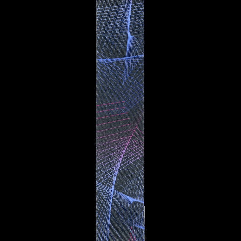 Outrun Polyester Guitar Strap, Kaleidoscope