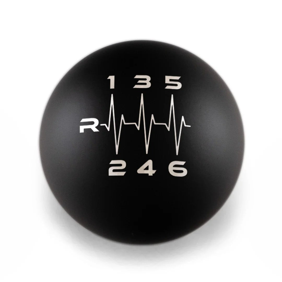 Billetworkz Weighted Shift Knob w/ Heartbeat Engraving | 2023+ Toyota GR Corolla (BW-KNB-E210-HB6)
