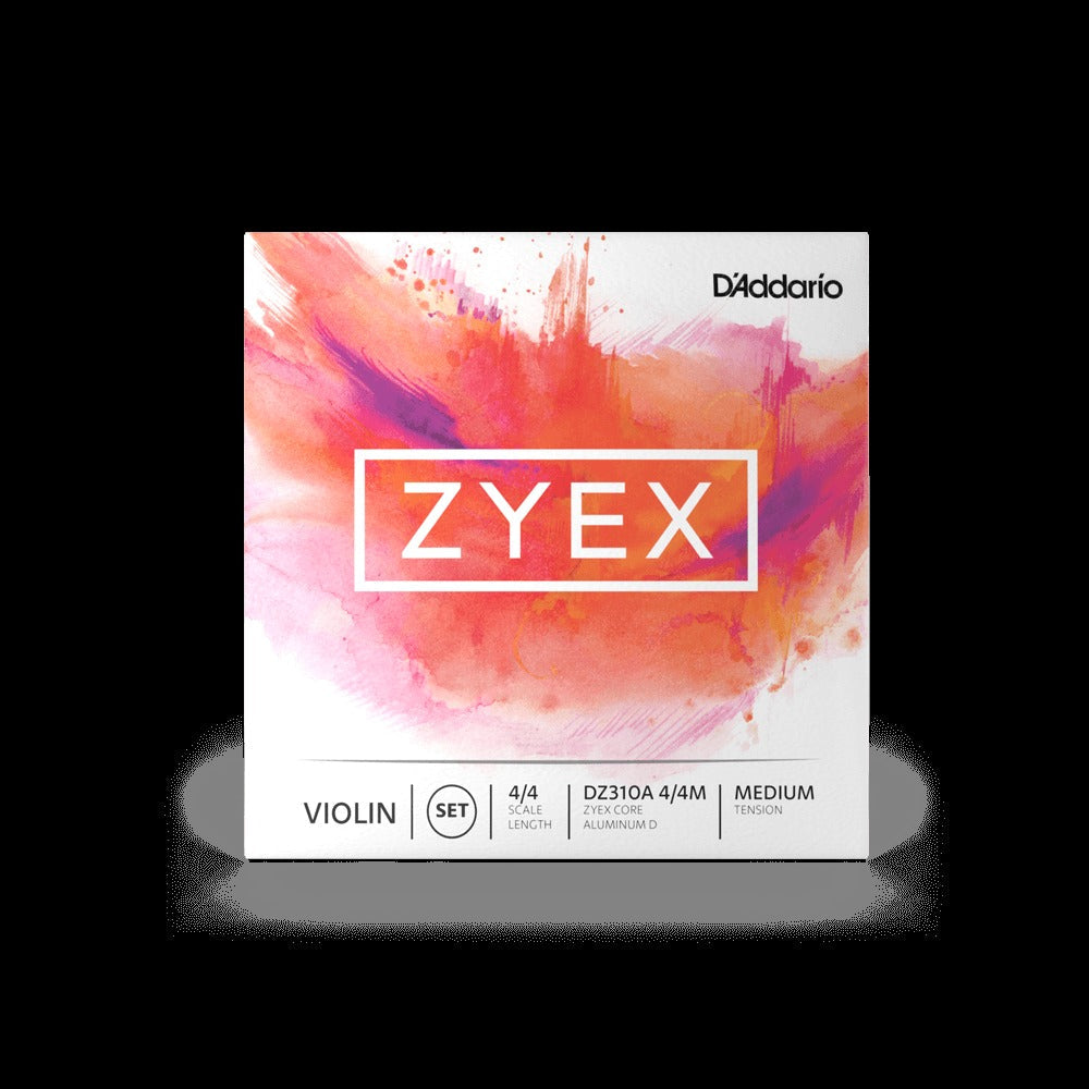 Zyex Violin String Set, 4/4 Scale, Medium Tension