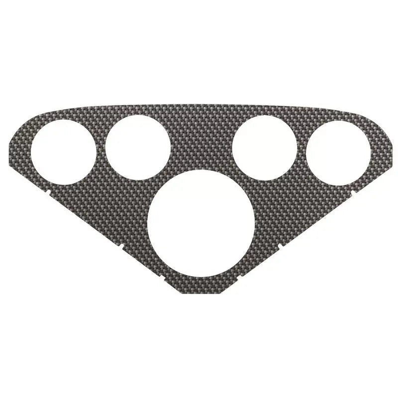 Autometer Optional Faceplate For #2208 Silver Carbon LOOK | Universal (2124)