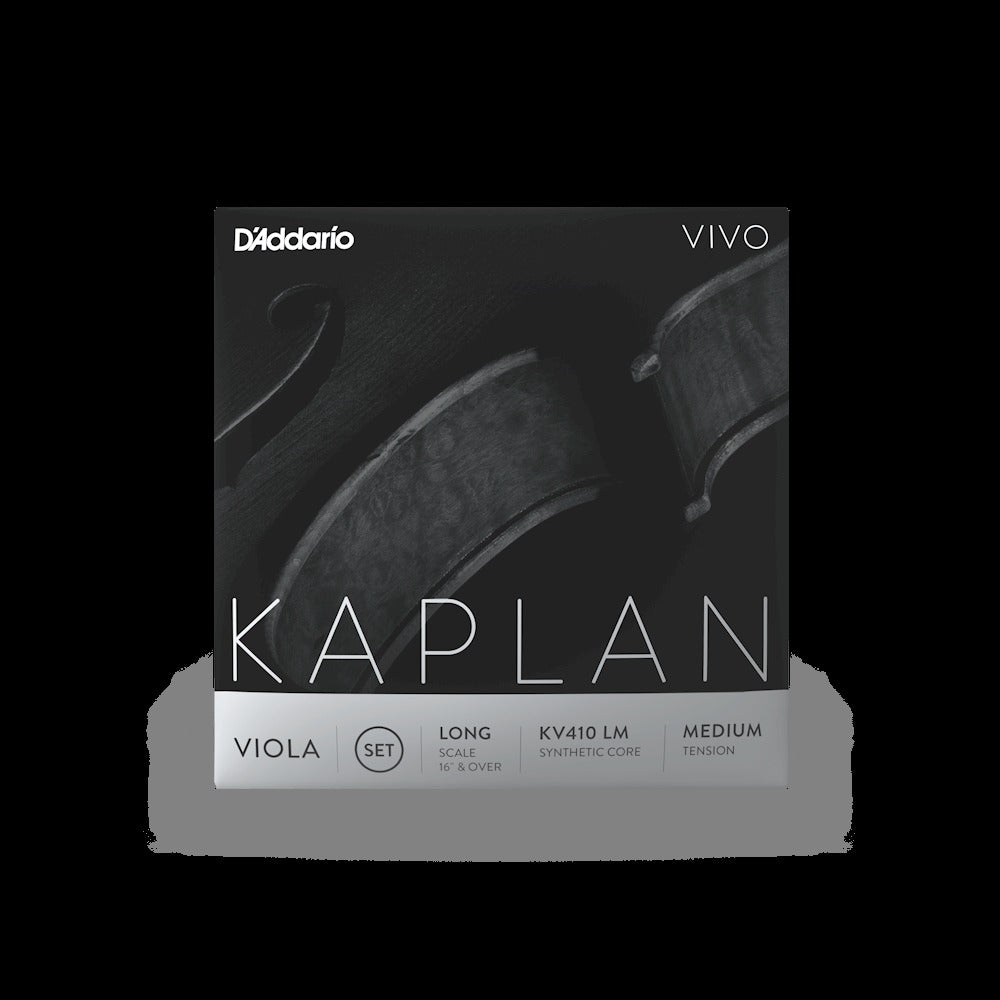 Kaplan Vivo Viola String Set, Long Scale, Medium Tension