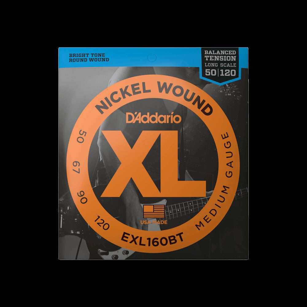50-120 Medium, Balanced Tension, Long Scale, XL Nickel