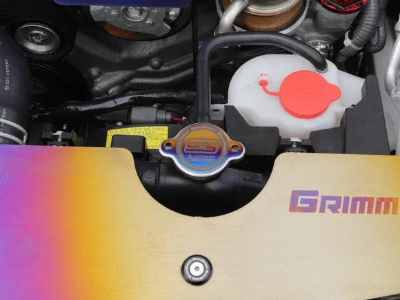 GrimmSpeed Titanium Radiator Cap – 1.3 Bar | Subaru Radiators & Expansion Tanks (GRM.1013.1.TI)