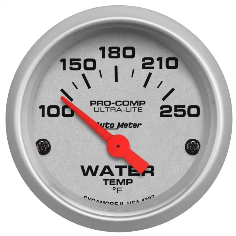 Autometer 2-1/16" 100-250 °F Water Temperature Gauge ULTRA-LITE | Universal (4337)