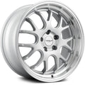 Versus Racing VS824 Silver w/Polished Outer Lip and Ring 18x9.5 | 5x120 (VS82418955120+40SILVER/PL)