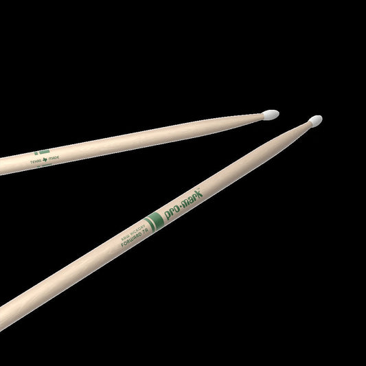 Classic Forward 7A Raw Hickory Drumstick, Oval Nylon Tip