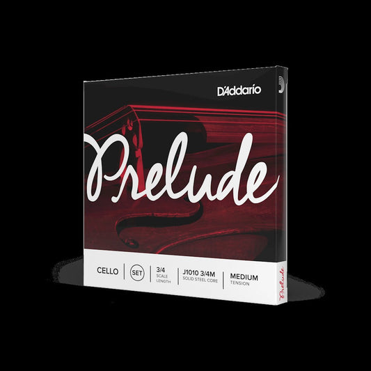 Prelude Cello String Set, 3/4 Scale, Medium Tension