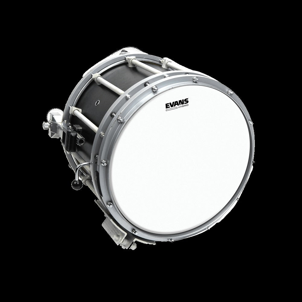 Hybrid White Marching Snare Batter Drumhead
