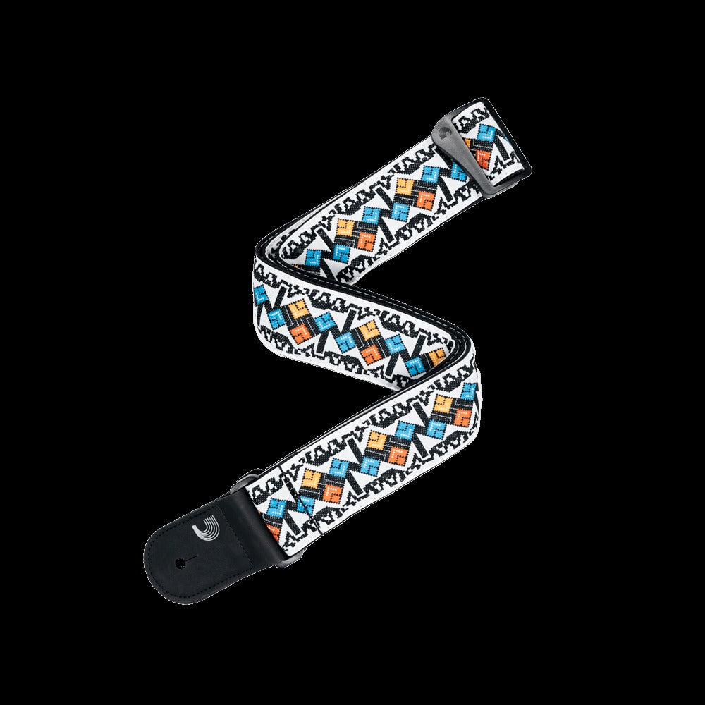 Eco Woven Guitar Strap, White
