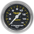 Autometer 2-1/16" 0-1600 oF Pyrometer EGT Gauge Marine Carbon Fiber | Universal (200842-40)