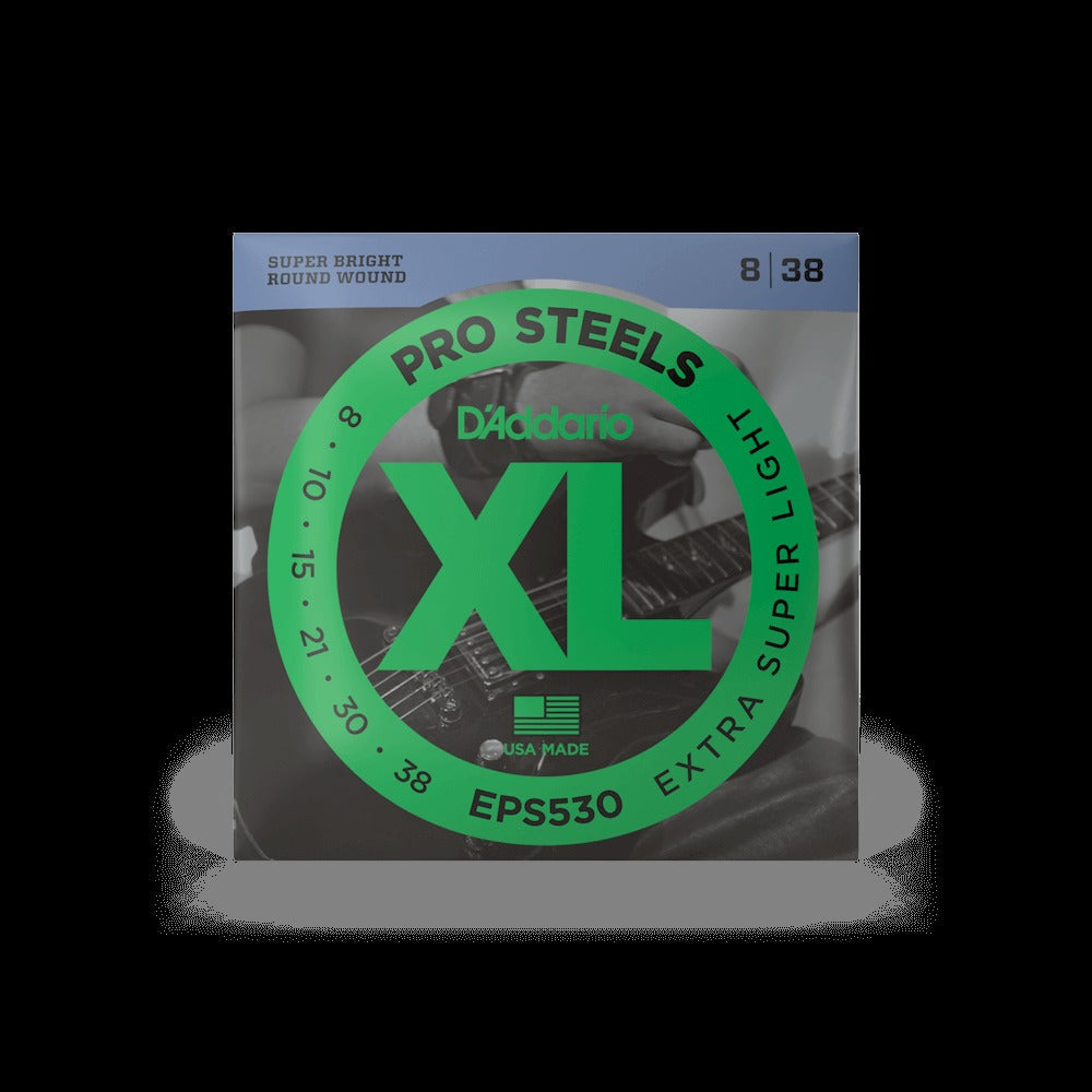 08-38 Extra Super Light, XL ProSteels Electric Guitar Strings
