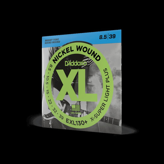 8.5-39 Extra Super Light Plus, XL Nickel Electric Guitar Strings