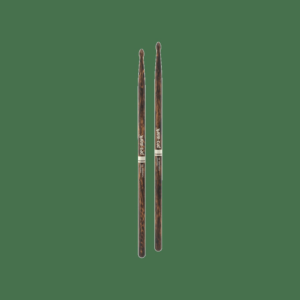 Classic Forward 5A FireGrain Hickory Drumstick, Oval Wood Tip