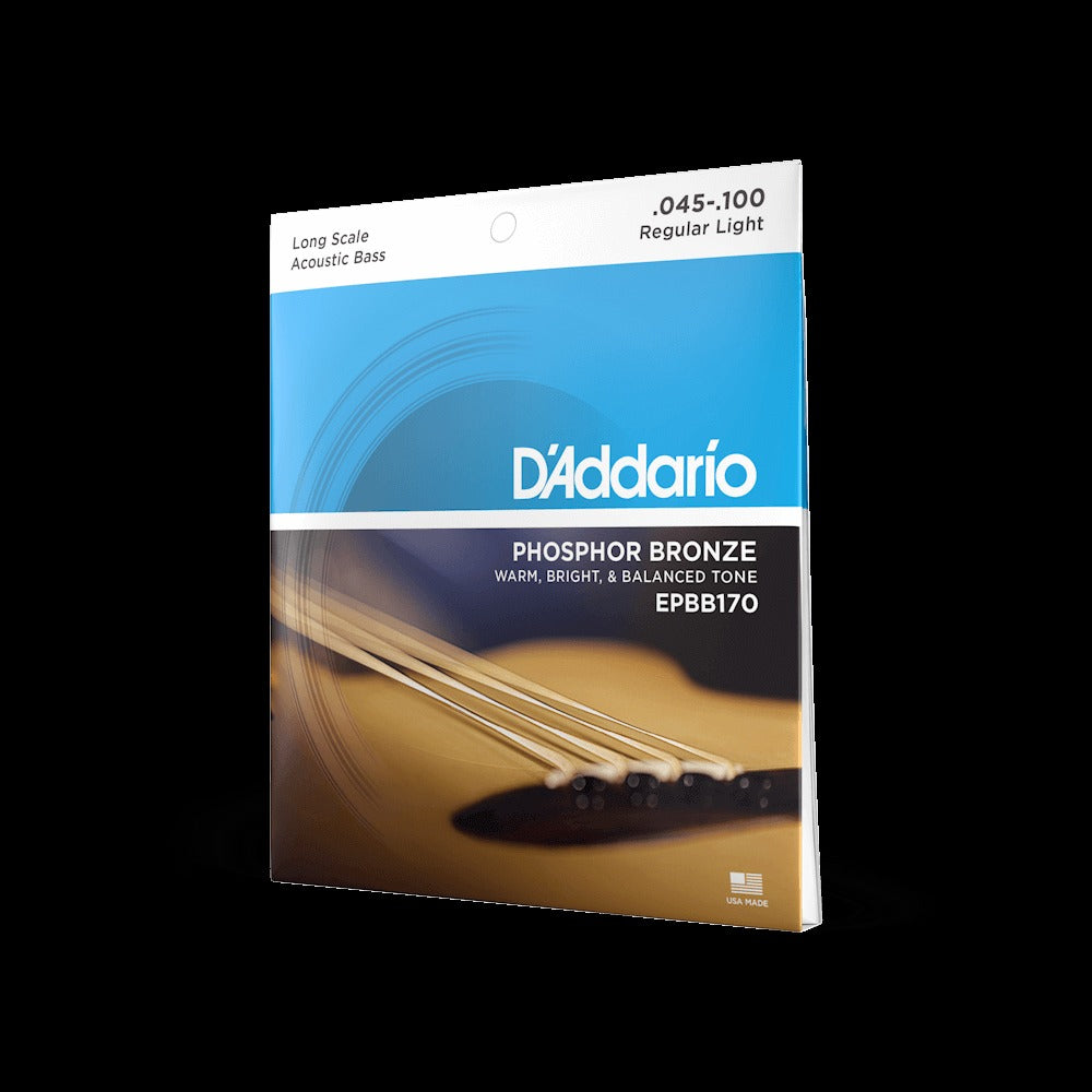 45-100 Regular Light, Long Scale, Phosphor Bronze Acoustic Bass Strings