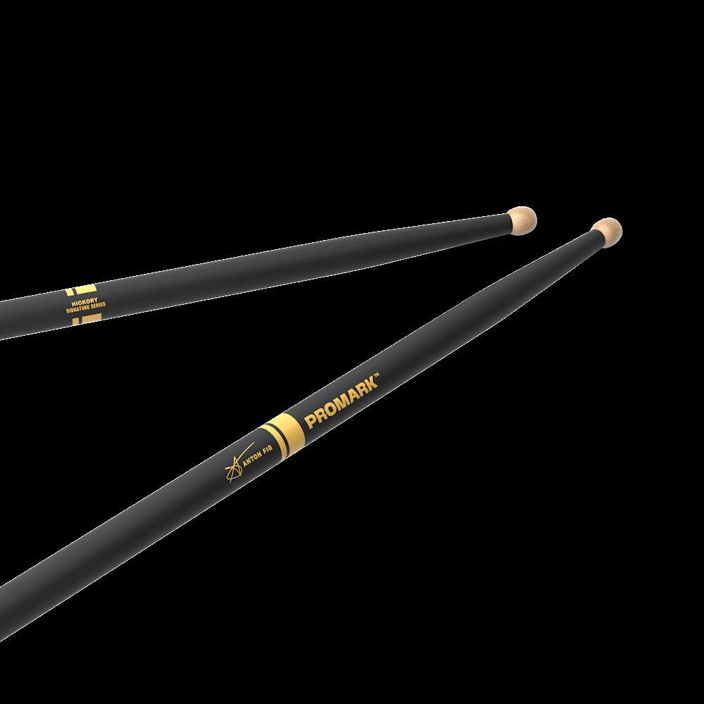 Anton Fig ActiveGrip Hickory Drumstick, Wood Tip